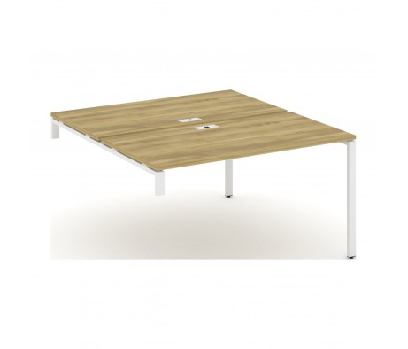 Двойной стол надставка на опорную тумбу 1380x1480x750 Concept