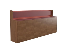 Греденция экокожа 2850х500х1340 Artdeco images