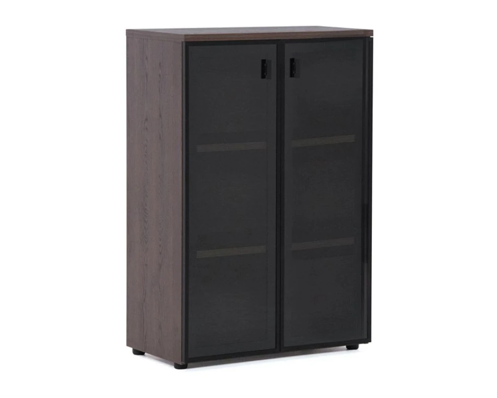 Шкаф H.121 стекл. двери 80x44x121 Lava/Terra Табак