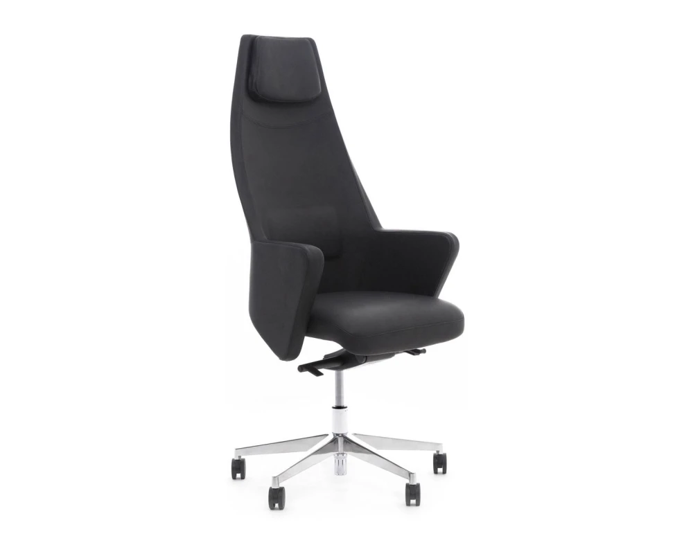 Кресло Grace/A Натуральная кожа, Черный