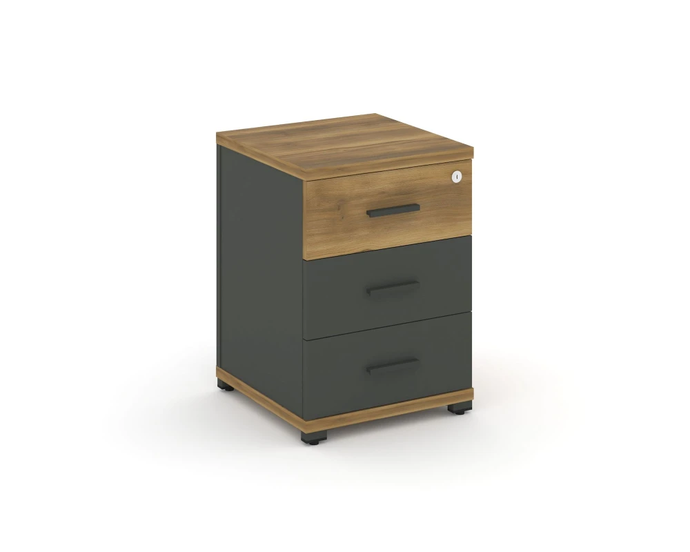 Тумба опорная/приставная 3 ящ. CN.TUO-001 A 420x420x583 Концепт / Concept