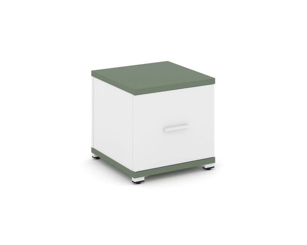 Тумба приставная 1 распаш. фасад CN.TUP-004 W 420x420x416 Концепт / Concept