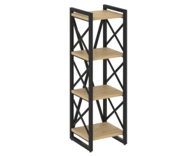 Стеллаж на регулируемых опорах - 4 полки 400х400х1280 Лофт / Loft images