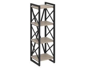 Стеллаж на регулируемых опорах - 4 полки 400х400х1280 Лофт / Loft images