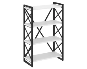 Стеллаж на регулируемых опорах - 4 полки 800х400х1280 Лофт / Loft images