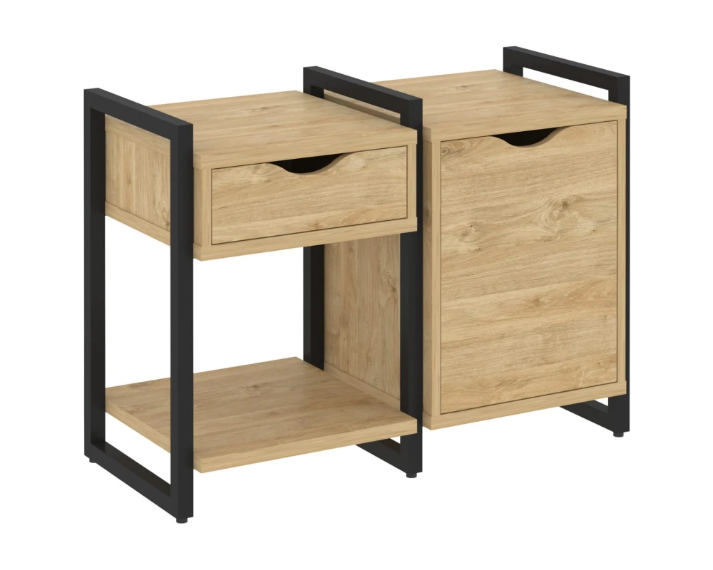 Тумба на регульруемых опорах наборная. Вариант №3 970х460х719 Лофт / Loft