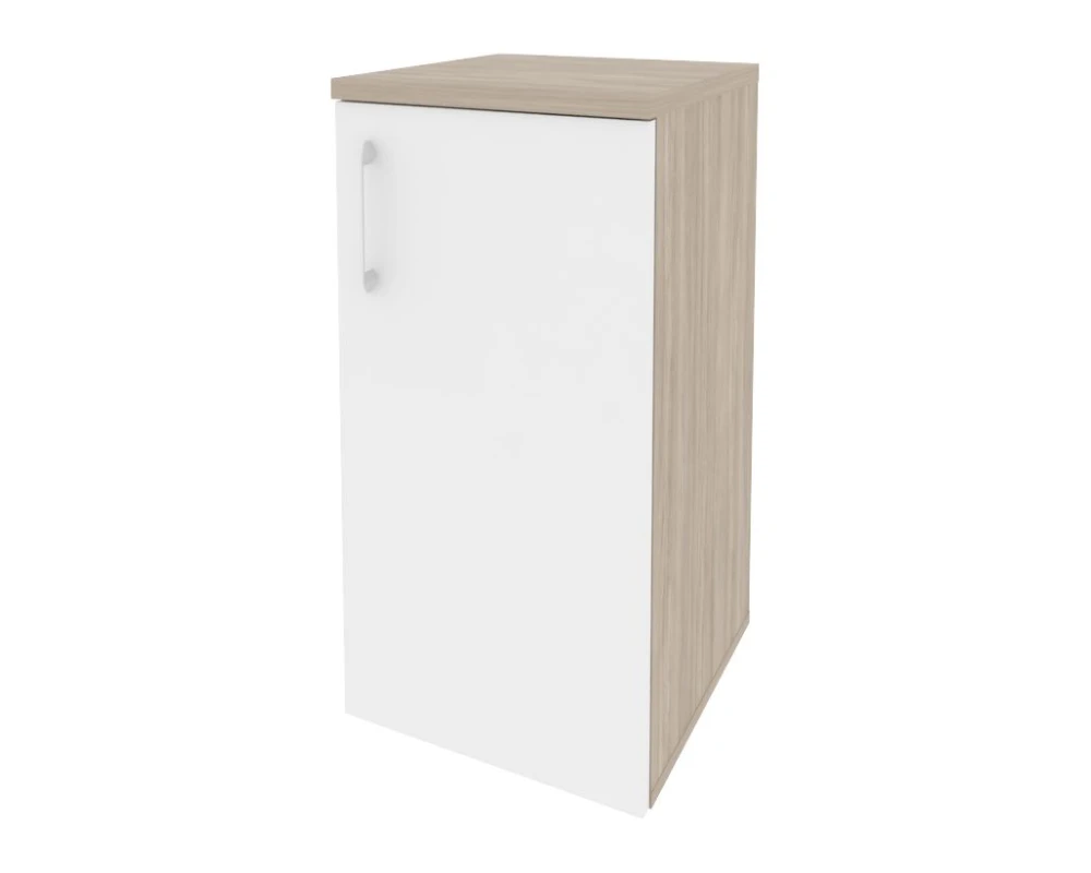 Шкаф низкий узкий правый (1 низкий фасад ЛДСП) 400x420x823 Оникс / Onix