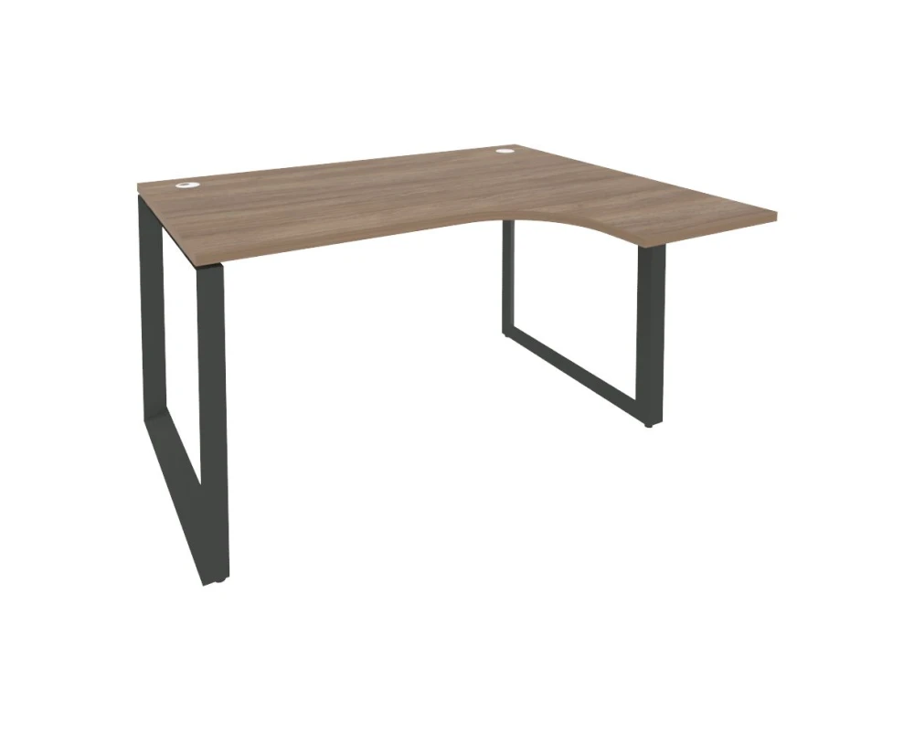 Стол эргономичный правый на О-образном м/к 1380x1180x750 (800/460) Оникс / Onix