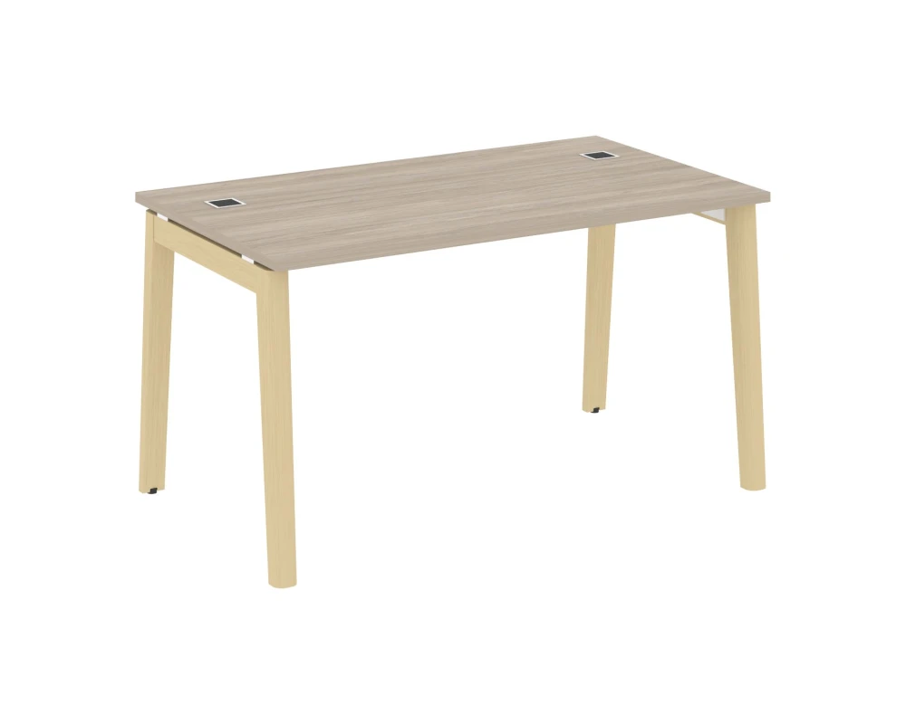 Стол для руководителя, опоры - массив дерева 138x80x75 Оникс Вуд Директ / Onix Wood Direct