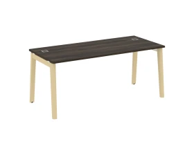 Стол рабочий руководителя, опоры - массив дерева 178x80x75 Оникс Вуд Директ / Onix Wood Direct images
