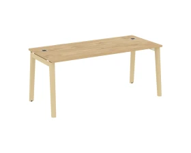Стол рабочий руководителя, опоры - массив дерева 178x80x75 Оникс Вуд Директ / Onix Wood Direct images
