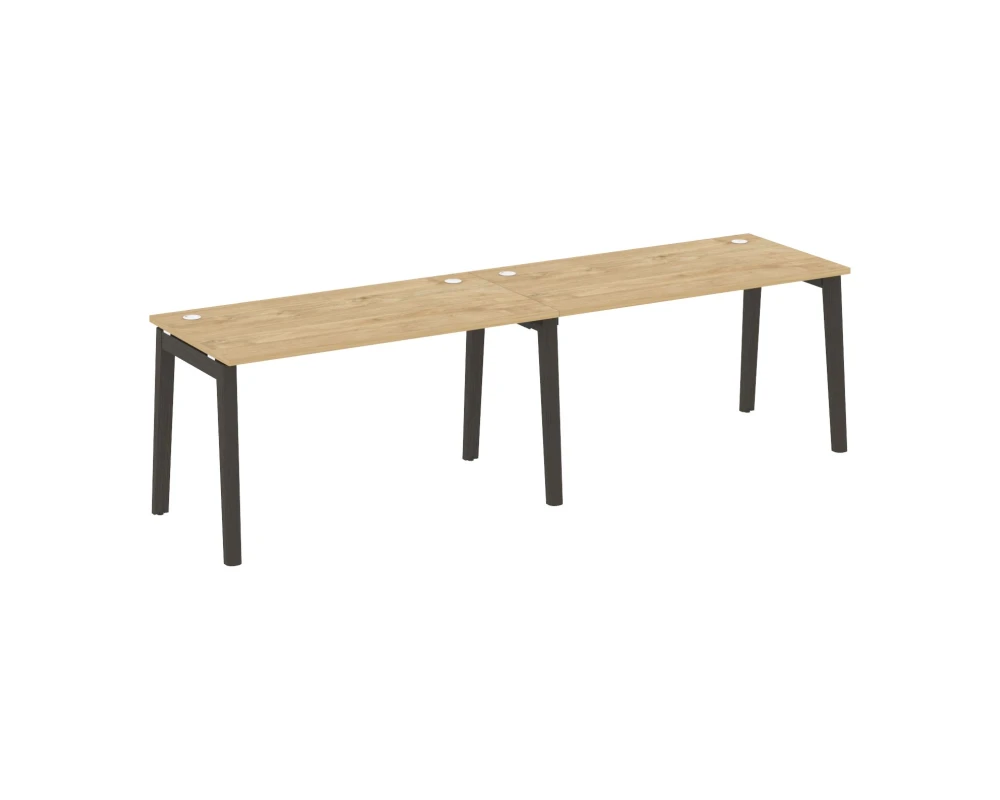 Рабочая станция, опоры - массив дерева 276x72x75 Оникс Вуд / Onix Wood