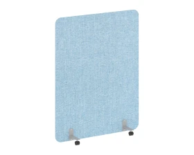 Перегородка на металлических опорах, на роликах 1360x18x1800 Р-лайн софт / R-line soft images