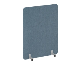 Перегородка на металлических опорах, на роликах 1360x18x1800 Р-лайн софт / R-line soft images