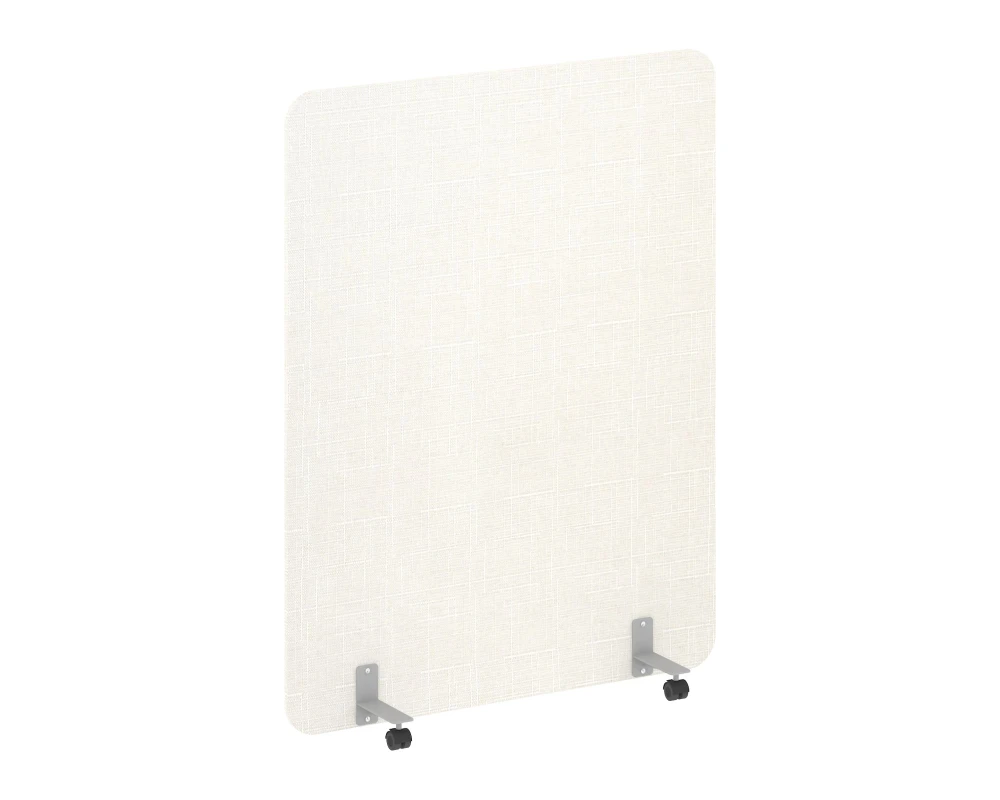 Перегородка на металлических опорах, на роликах 1360x18x1800 Р-лайн софт / R-line soft