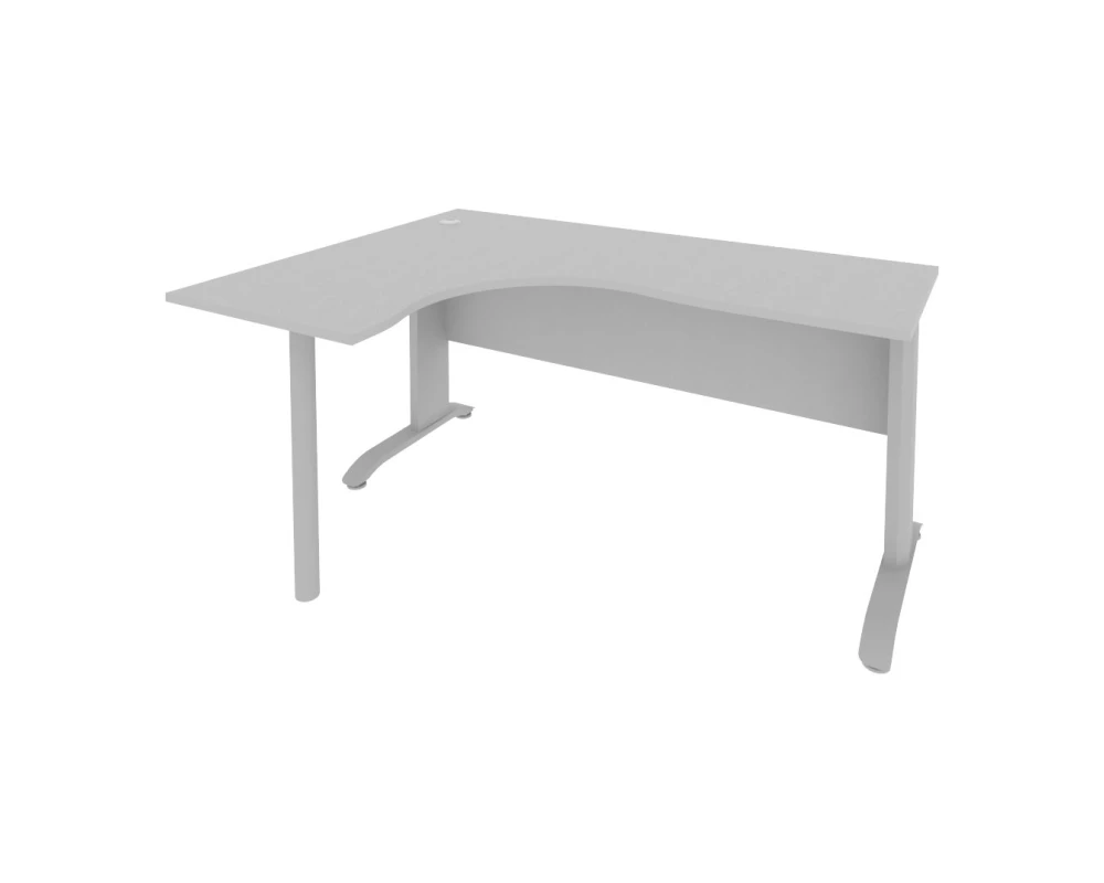 Стол офисный угловой левый металлокаркас 1600x1200x755 Рива / Riva