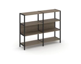 Двухсекционный стеллаж трехярусный Шелф Систем / Shelf System images