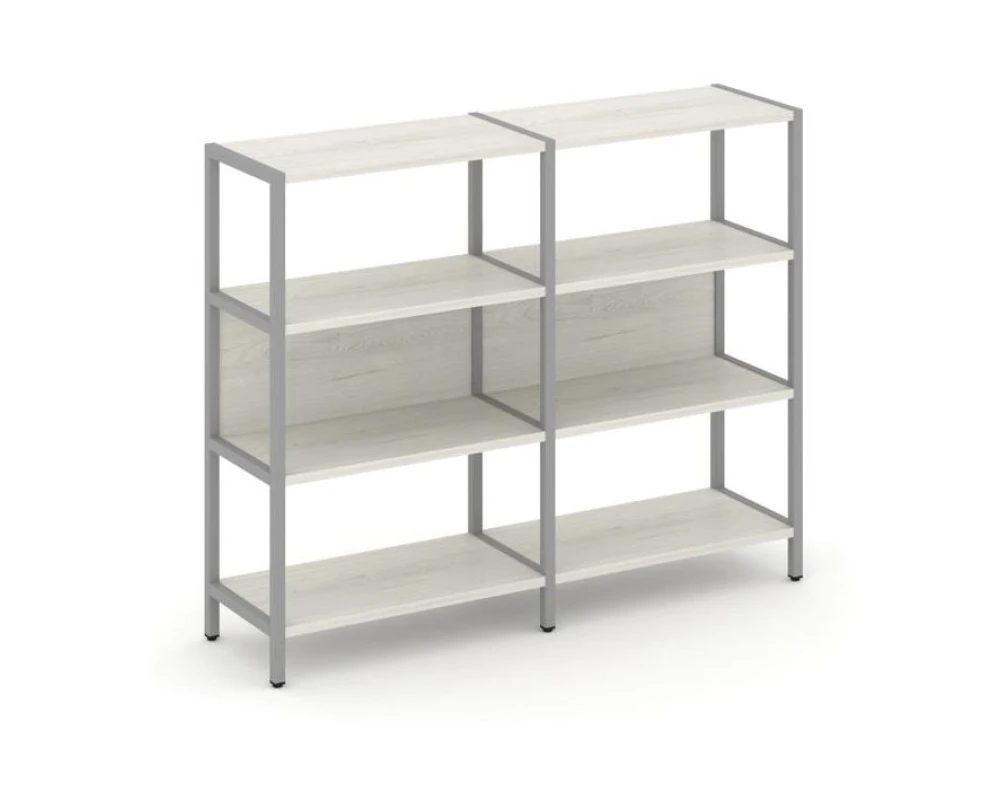 Двухсекционный стеллаж трехярусный Шелф Систем / Shelf System