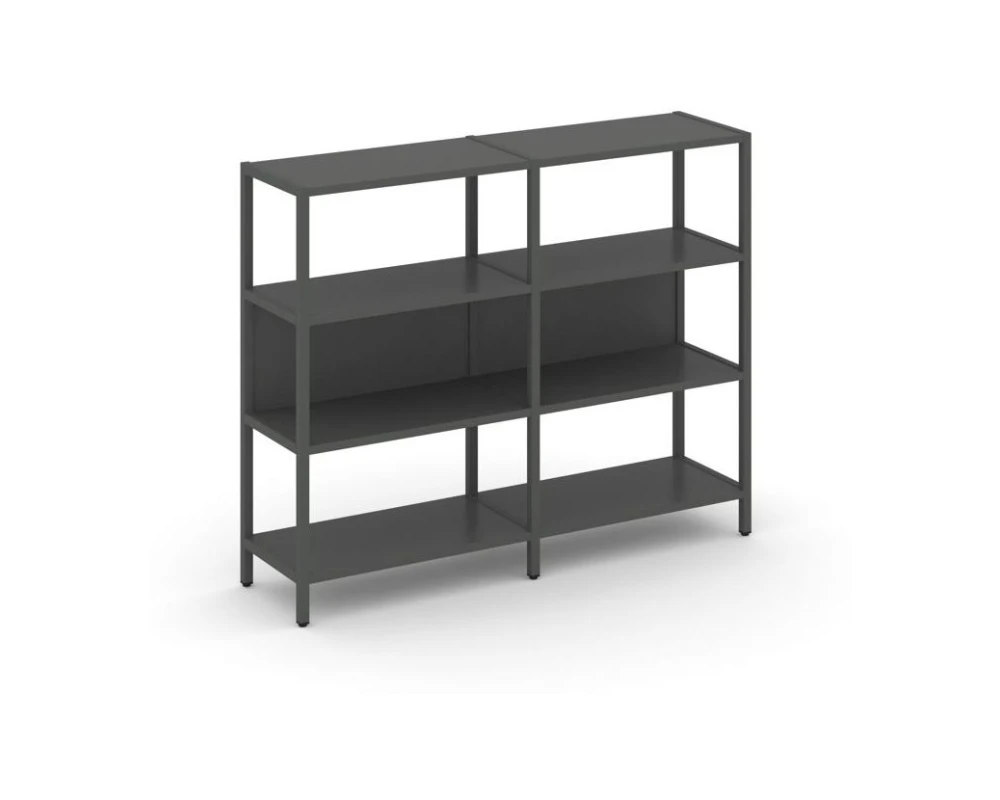 Двухсекционный стеллаж трехярусный Шелф Систем / Shelf System