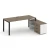 Вяз благородный/Белый/Вяз благородный/Металл черный