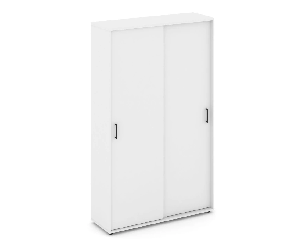 Шкаф-купе с полками в 2-х секциях 1200x400x1982 зад. стенка HDF Стайл Проджект / Style Project