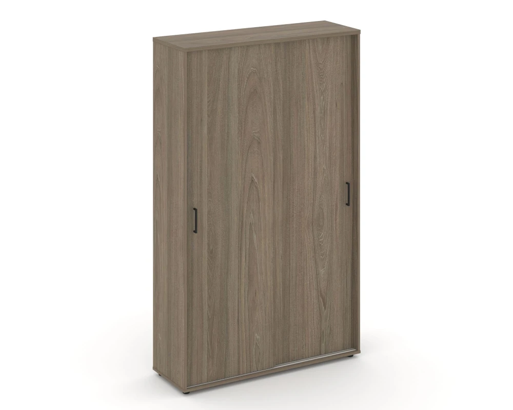 Шкаф-купе с полками в 2-х секциях 1200x400x1982 зад. стенка HDF Стайл Проджект / Style Project