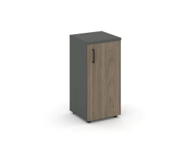 Шкаф низкий узкий правый закрытый 400x400x833 зад. стенка HDF Стайл Проджект / Style Project images