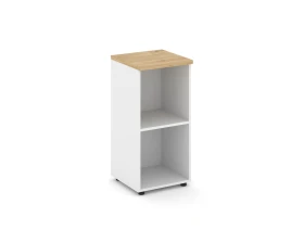 Стеллаж низкий узкий 400x400x833 зад. стенка HDF Стайл Проджект / Style Project images
