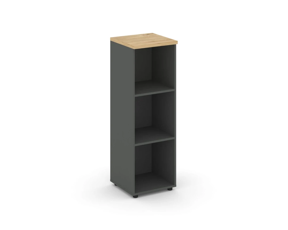 Стеллаж средний узкий 400x400x1203 зад. стенка HDF Стайл Проджект / Style Project