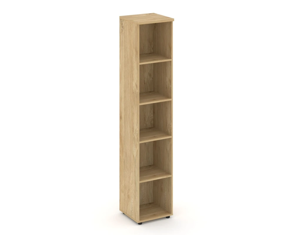 Стеллаж высокий узкий 400x400x1982 зад. стенка HDF Стайл Проджект / Style Project