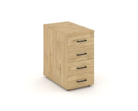 Тумба опорная/приставная с ящиками 416x700x750 Стайл Проджект / Style Project images