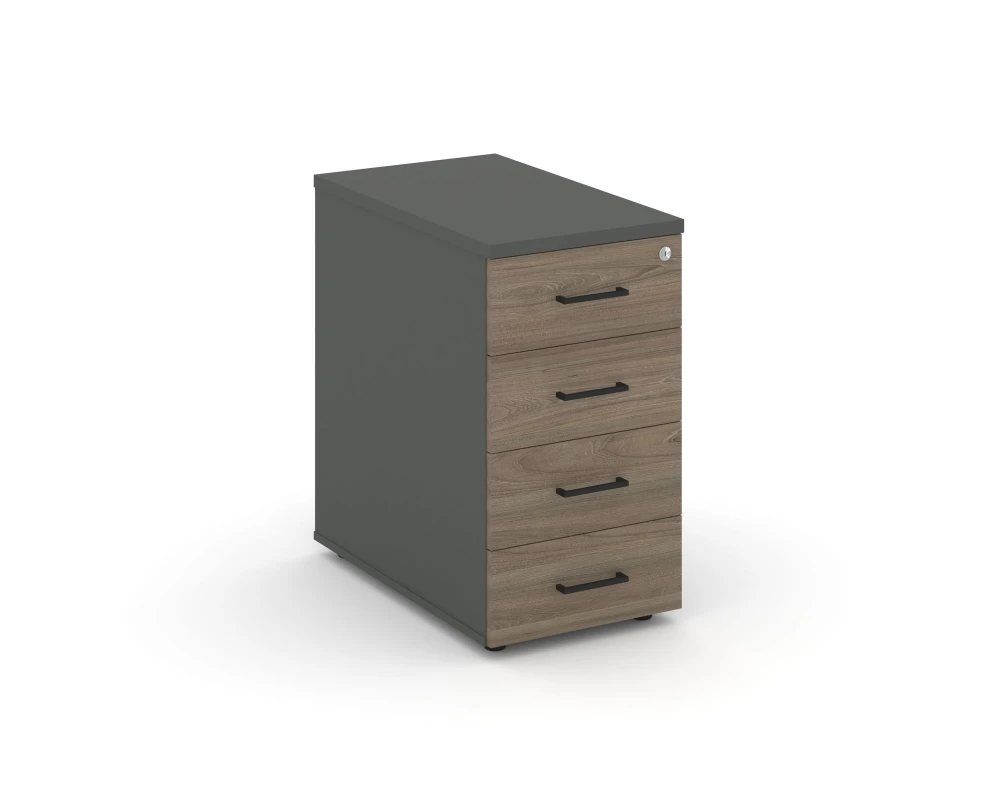 Тумба опорная/приставная с ящиками 416x700x750 Стайл Проджект / Style Project