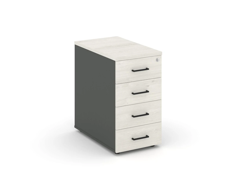 Тумба опорная/приставная с ящиками 416x700x750 Стайл Проджект / Style Project