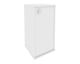 Шкаф низкий узкий 1 низкая дверь ЛДСП правый 412x410x828 Стайл Систем / Style System images