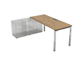 Стол рабочий прямолинейный три опоры, левый (2000*900*750) НСТЛ-П.996 GLOSS LINE images