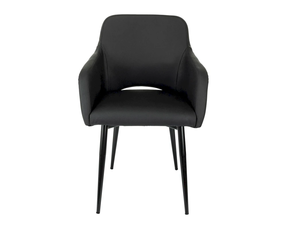 Кресло Бюрократ CH-380F Экокожа, Черный