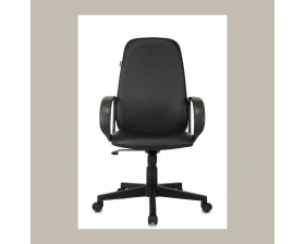 Кресло Бюрократ CH-808AXSN/OR-16 Экокожа, Черный images