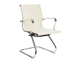 Кресло Бюрократ CH-883-LOW-V Экокожа, Слоновая кость images