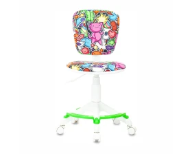 Кресло Бюрократ CH-W204/F Ткань, Мультиколор images