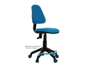 Кресло Бюрократ KD-4-F Ткань, Голубой images