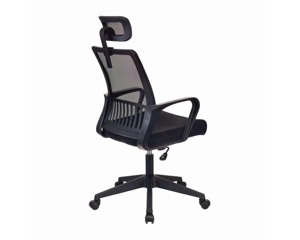 Кресло Бюрократ MC-201-H Сетка/ Ткань, Черный