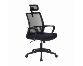 Кресло Бюрократ MC-201-H Сетка/ Ткань, Черный images