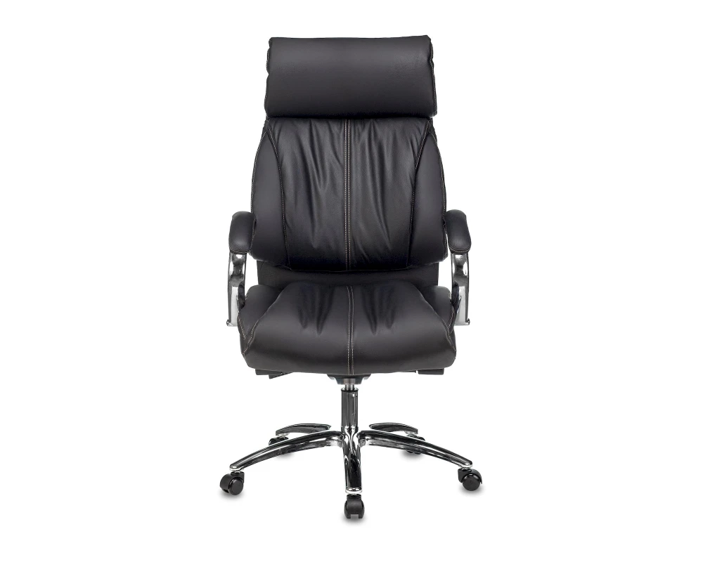Кресло Бюрократ T-9904NSL Натуральная кожа, Черный