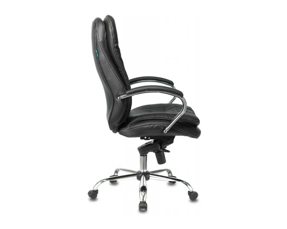 Кресло Бюрократ T-9950/BLACK Натуральная кожа, Черный