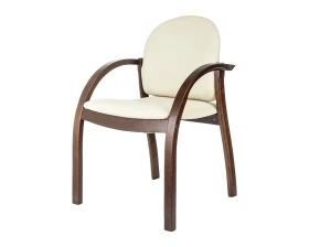 Стул Бюрократ Джуно Экокожа, Бежевый images