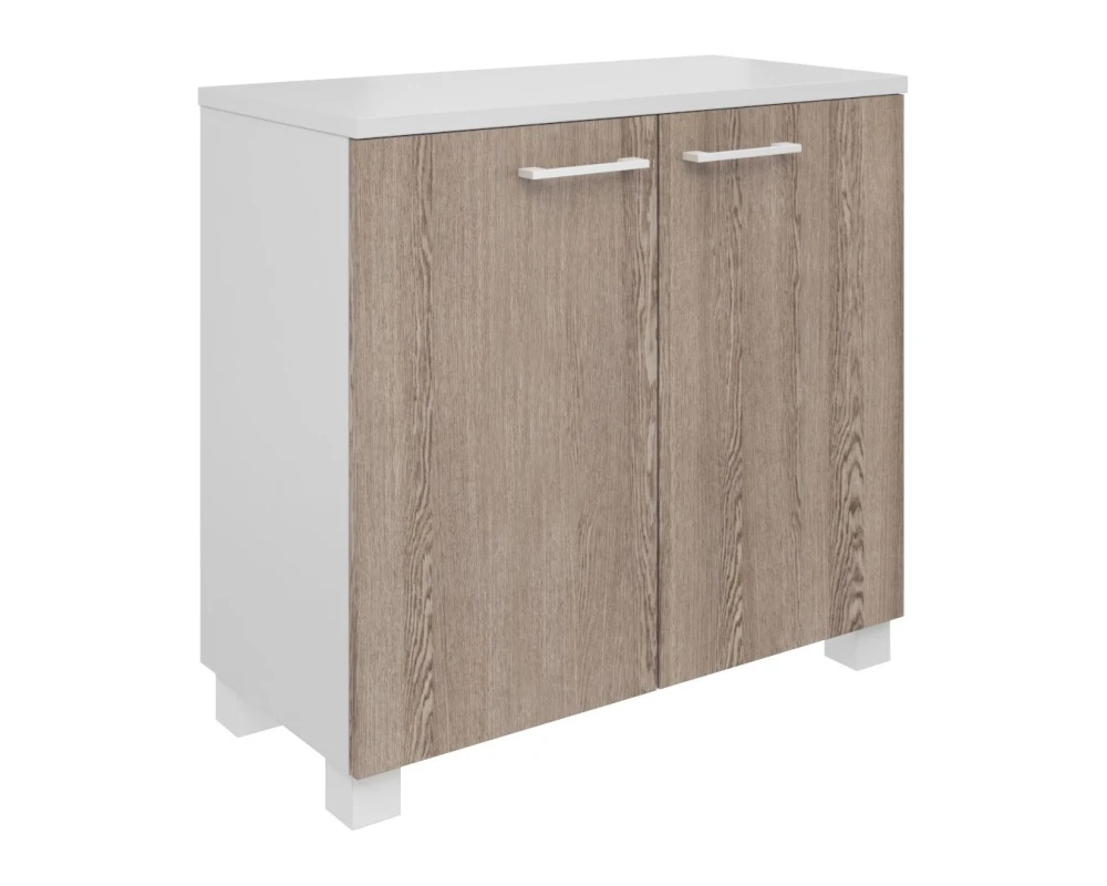 Шкаф книжный низкий закрытый AL-2.0+4.0 Alba