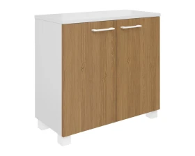 Шкаф книжный низкий закрытый AL-2.0+4.0 Alba images