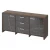 Орех пацифик табак/Камень пьетра гриджиа черный