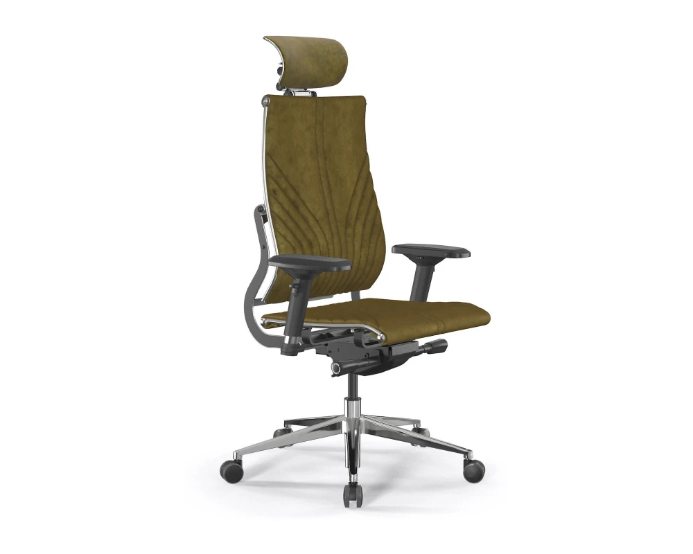 Кресло METTA M B2-12D M26.B32.G25.W03 Велюр, Оливковый