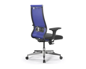 Кресло ErgoLife SynchroSit 10 B2-163D M20.B22.G18.W02 Сетка/Экокожа, Васильковый/Черный images